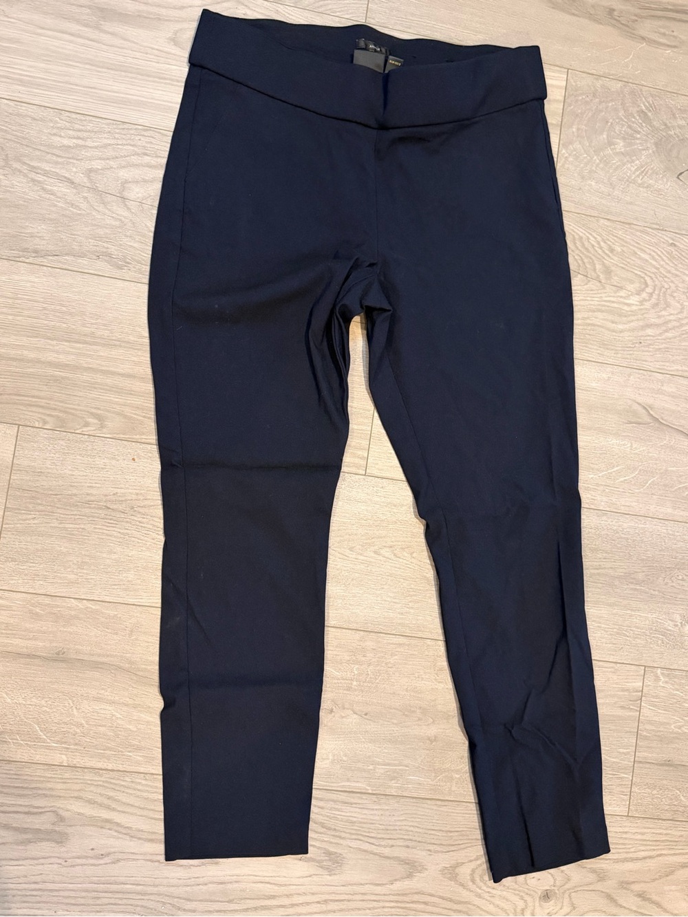 Worthington Dark Navy Pull-On ankle Ponte Leggings, sz M